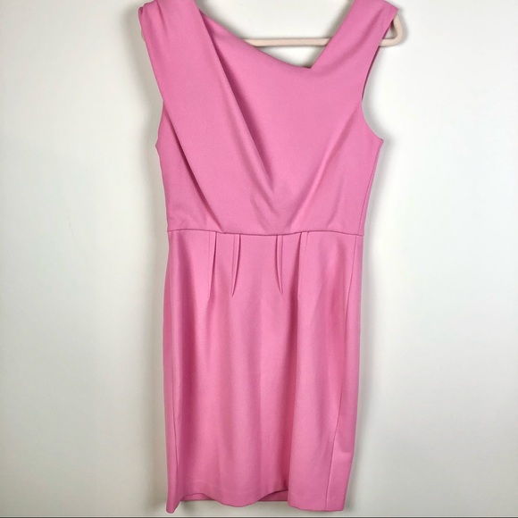 Twenty8Twelve Barbie Pink Sleeveless Short Sheath Pencil Tammy Dress Size 8 - Picture 2 of 8